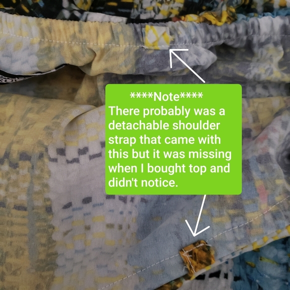 Project Runway Top Asymmetrical One Shoulder Plaid Yellow Black Size Small NWT - Picture 10 of 13